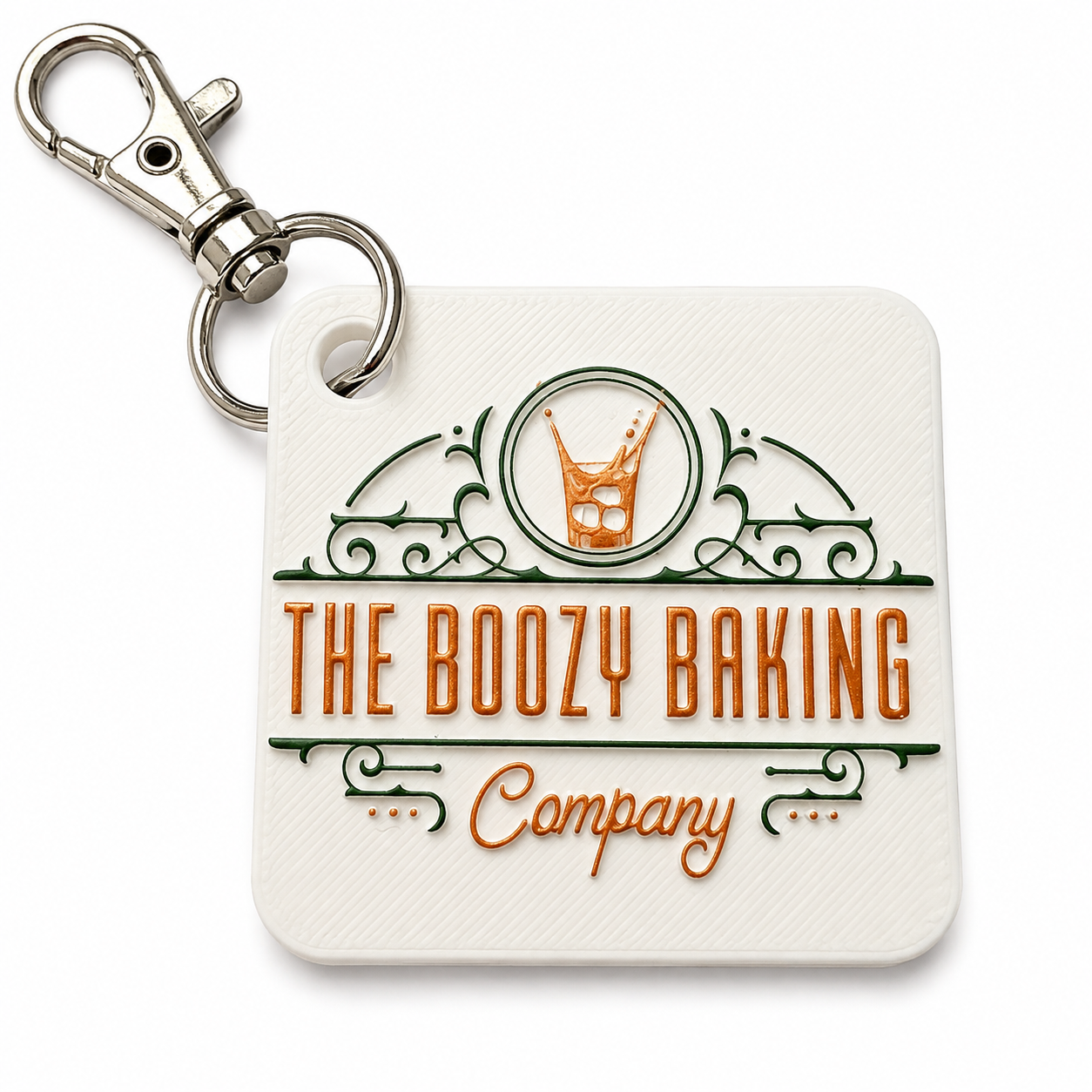 Custom smart keychain created for a client by SKiP Design Co.
