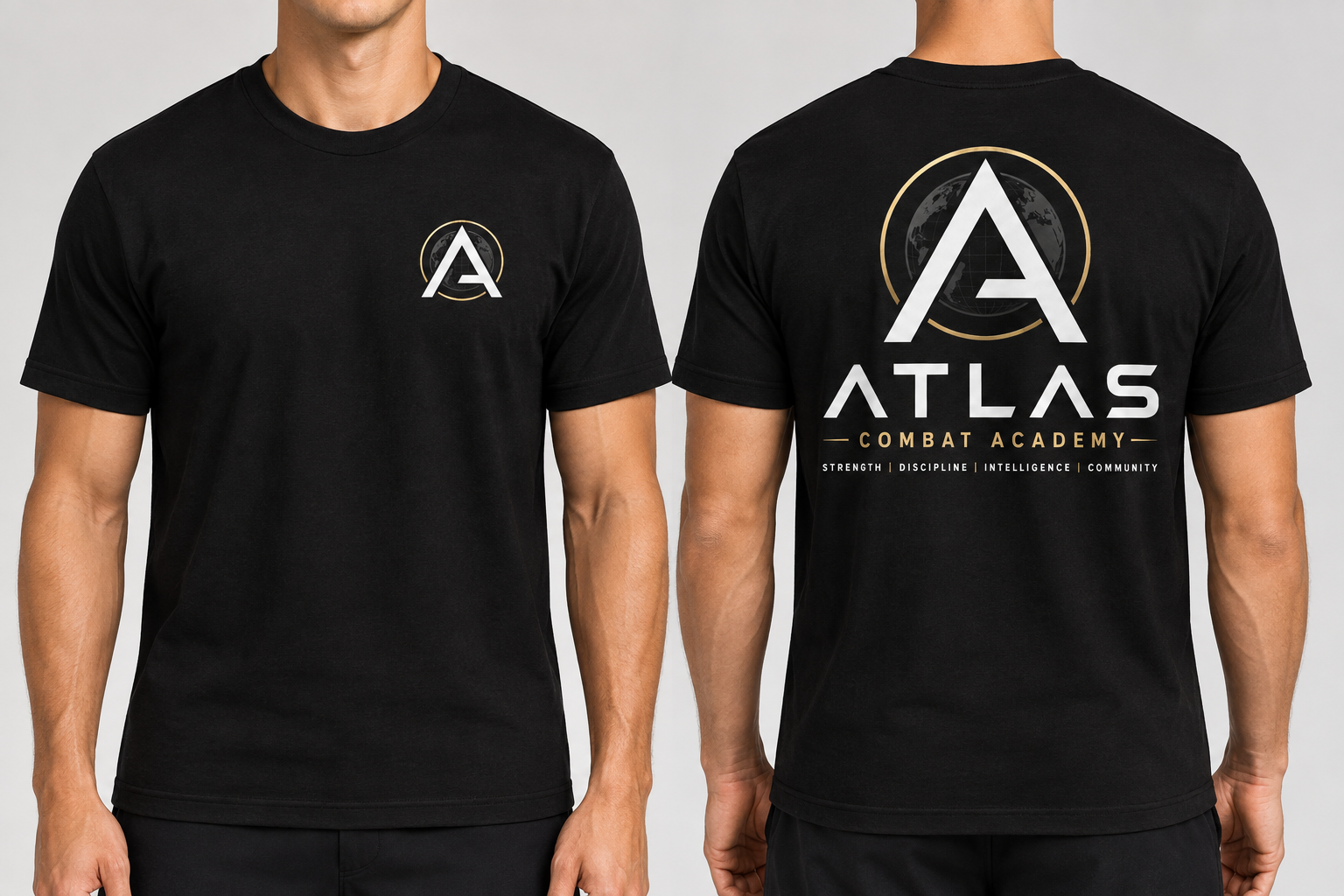 Atlas Combat Academy custom apparel by SKiP Design Co.